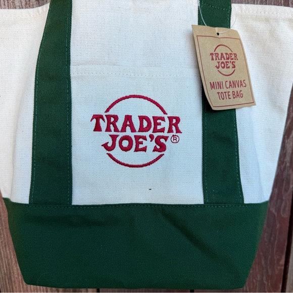 **NWT** Trader Joe's Canvas Tote Bag - Picture 2 of 13
